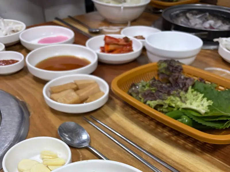 포구나무집 밑반찬