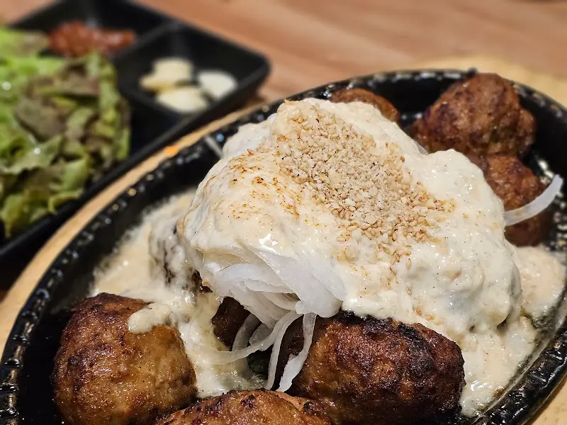 마늘 석갈비 한 상 차림