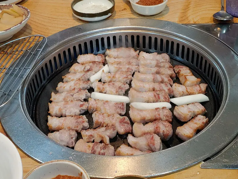 삼겹살 굽기