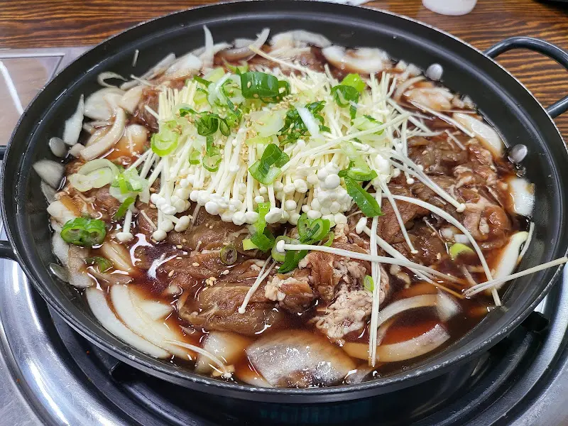 푸짐한 양의 소불고기