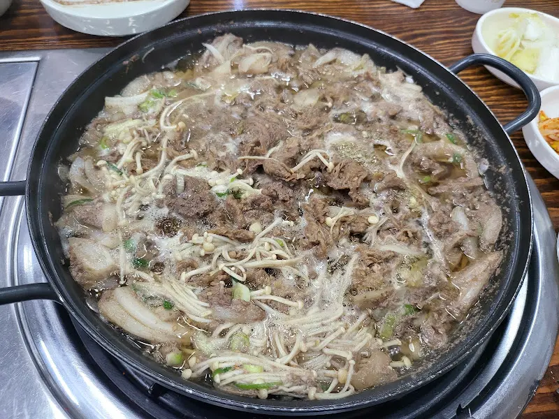 보글보글 끓는 소불고기