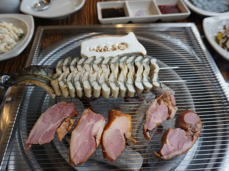 풍경장어 상차림