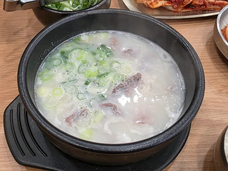 설렁탕 클로즈업