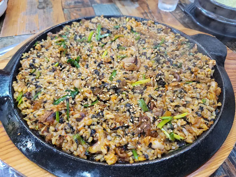 낙지볶음 비빔밥