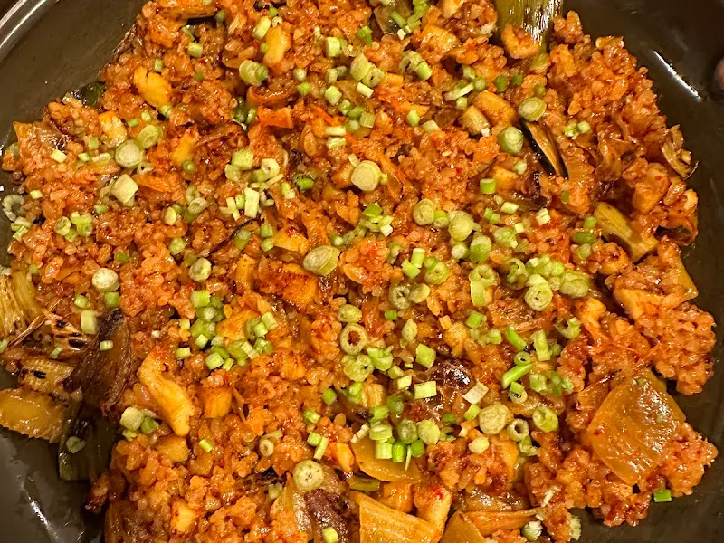 매콤한 양볶음밥의 자태