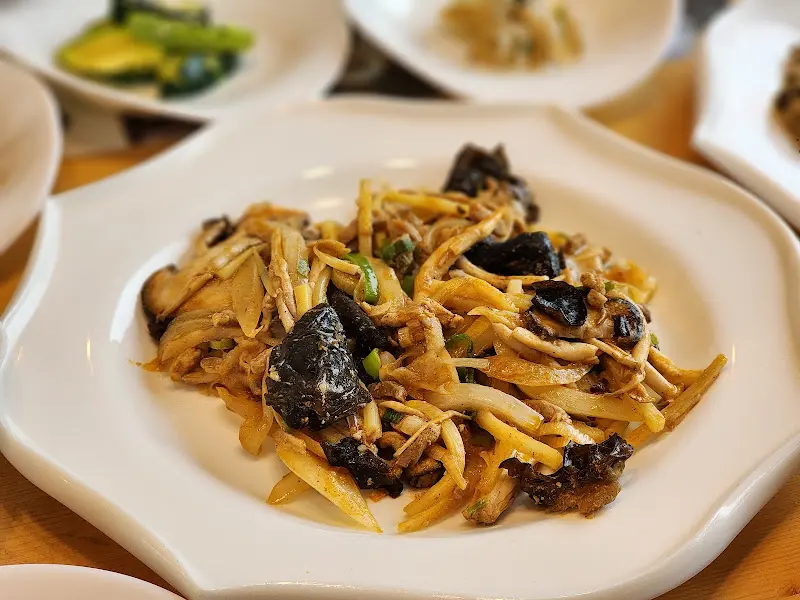 송고가 버섯잡채