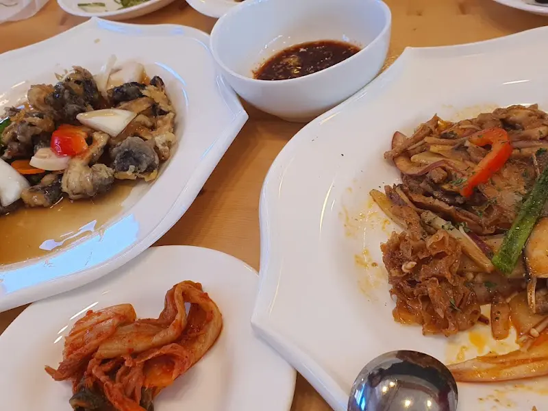 송고가 버섯탕수, 잡채