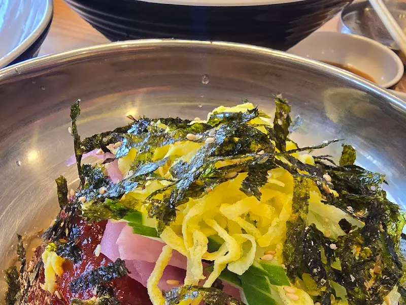 유자비빔막국수