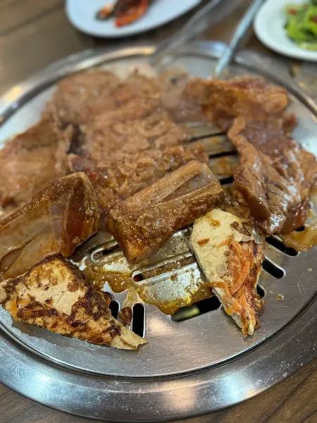 돼지갈비 근접샷