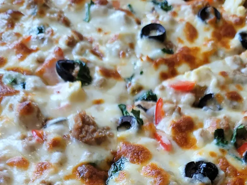 크림 흑돼지 불고기 피자