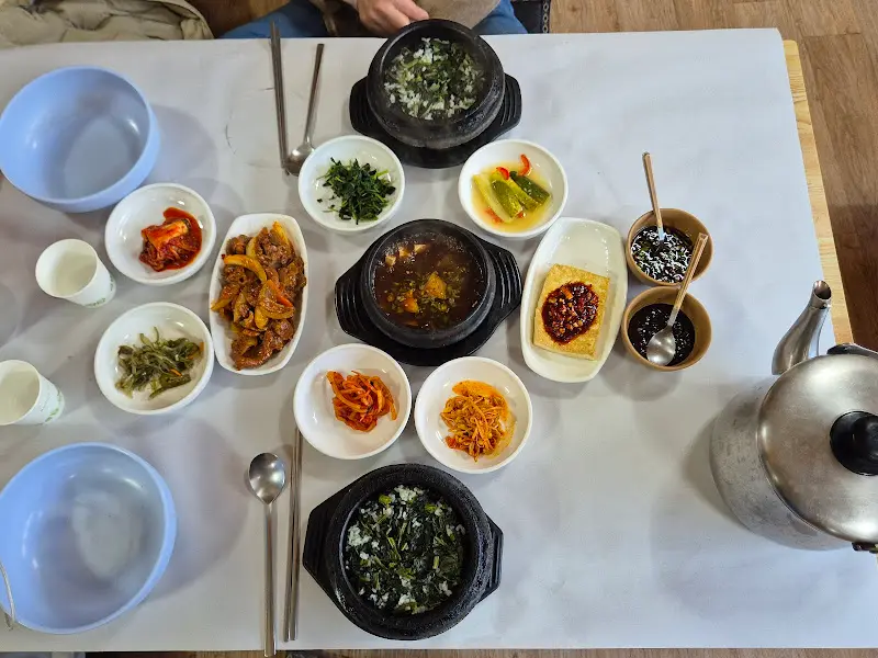 곤드레밥 정식 한 상 차림