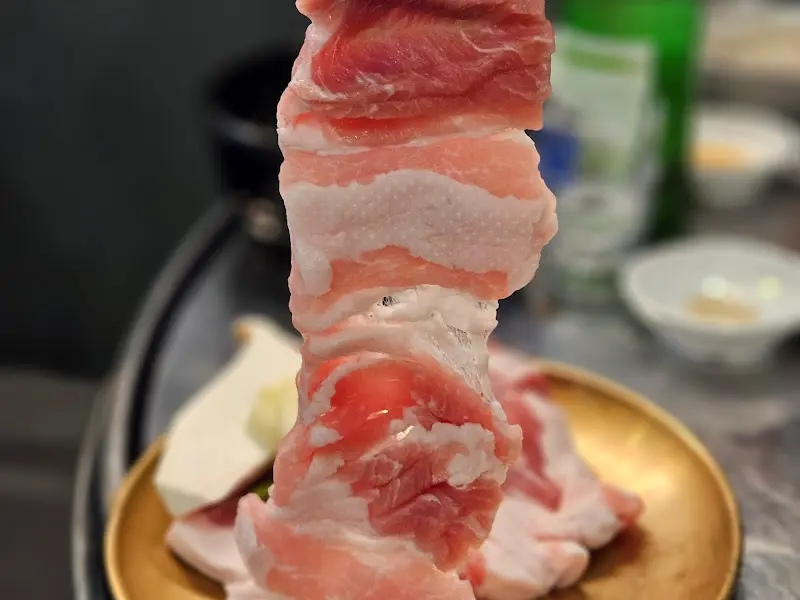 돼지갈비 한 점