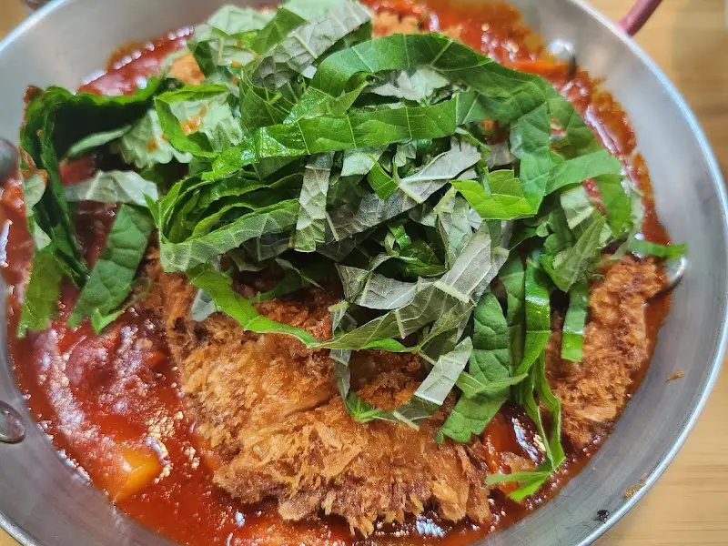 드림식당 떡볶이 돈까스