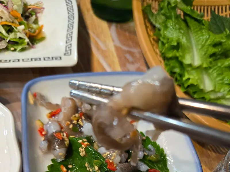 신선한 해산물 클로즈업