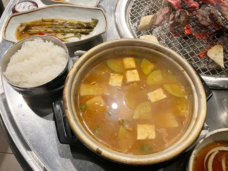 된장찌개와 밥