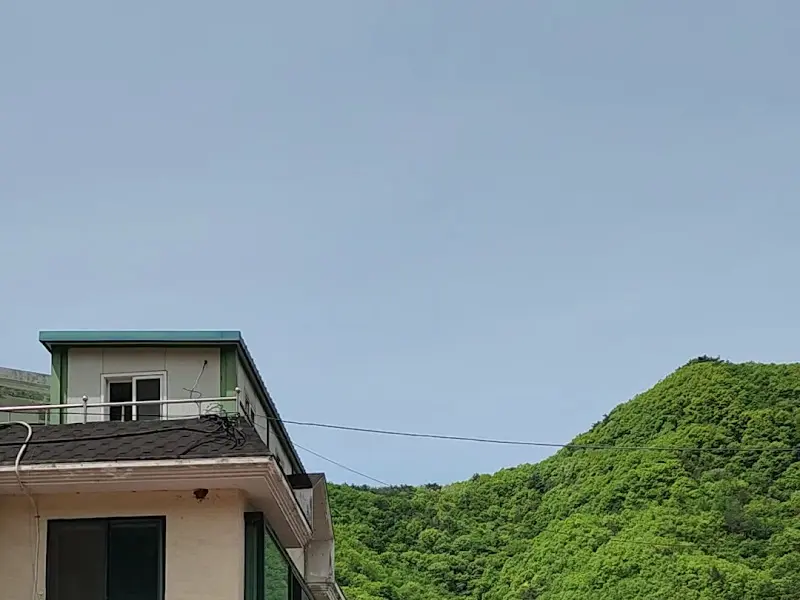 식당 주변 하늘