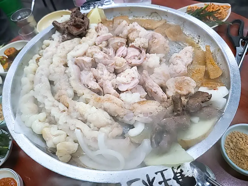 곱창과 대창의 향연