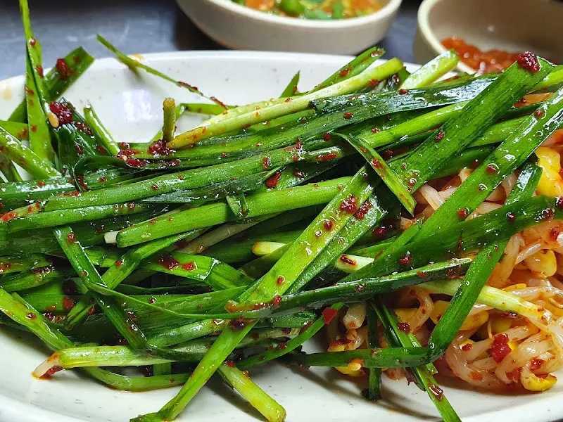 싱싱한 곁들임 야채