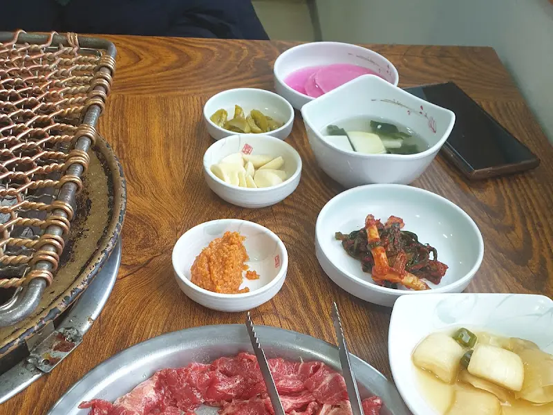 불고기, 밑반찬 세팅