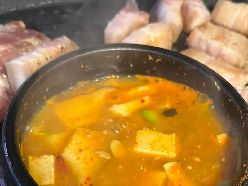 된장찌개 클로즈업