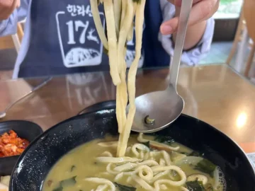 바다를 품은 맛, 제주도의 숨겨진 보석 같은 남문사거리 칼국수 맛집 탐험기