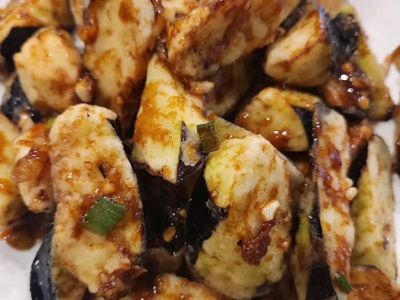 미성양꼬치 가지튀김