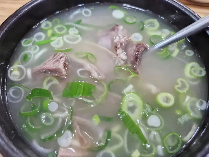소머리국밥 내용물