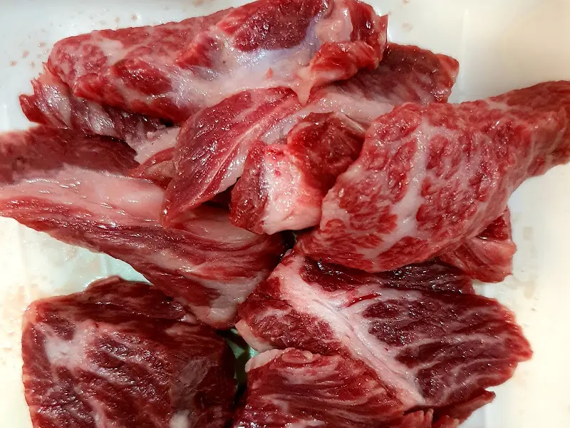 신선함이 느껴지는 한우 등심