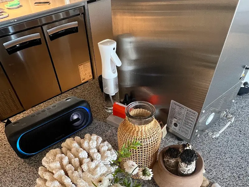 카페 내부 소품