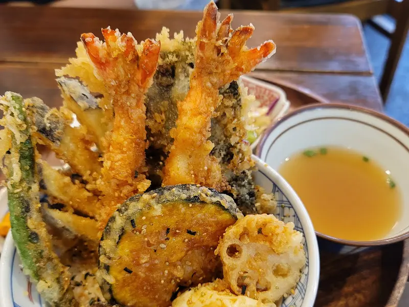 쇼쿠지 텐동 튀김