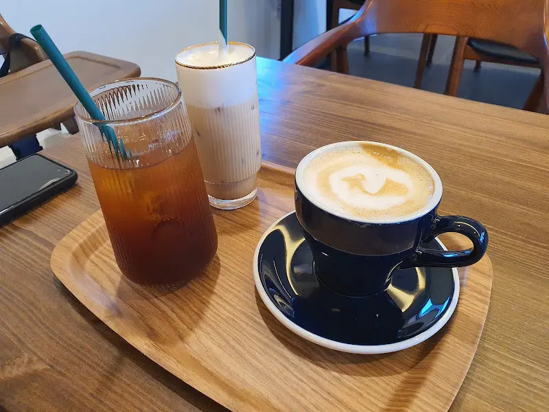 스카치라떼와 음료