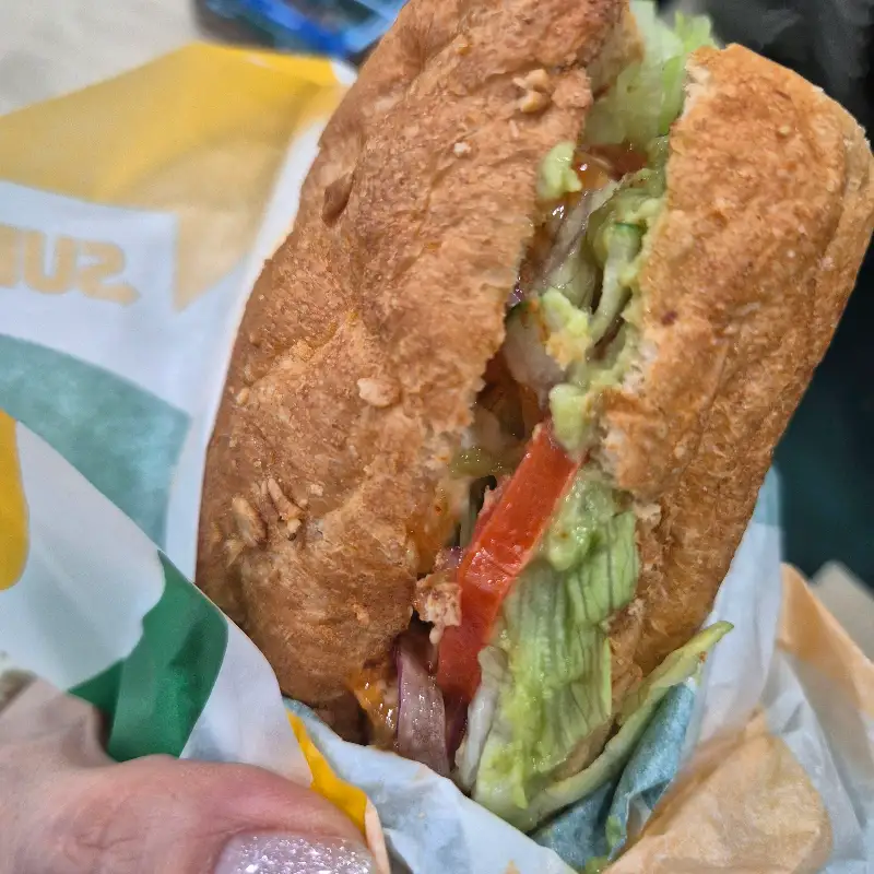 먹음직스러운 샌드위치 클로즈업