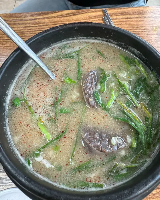 순대국밥의 돔베고기와 순대