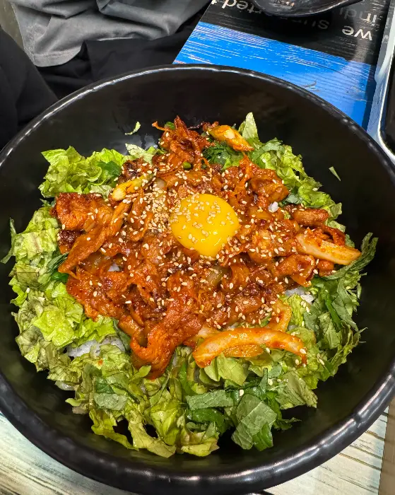 육회비빔밥 클로즈업