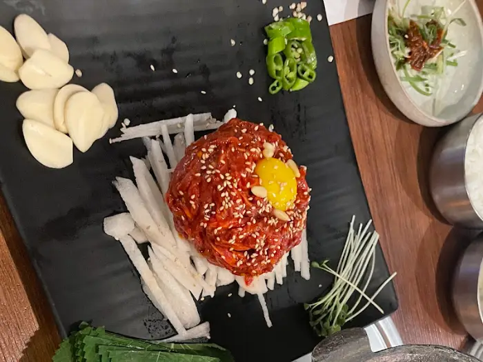 전주 한옥마을 고기집 메뉴판