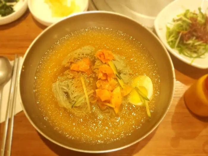 전주 한옥마을 고기집 냉면