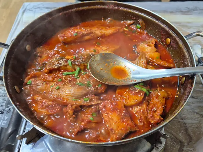 장치 가오리 조림