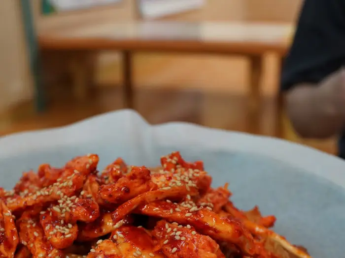 마늘 더덕 주물럭 디테일 샷