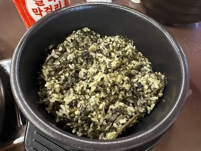 들기름 향 가득한 곤드레밥