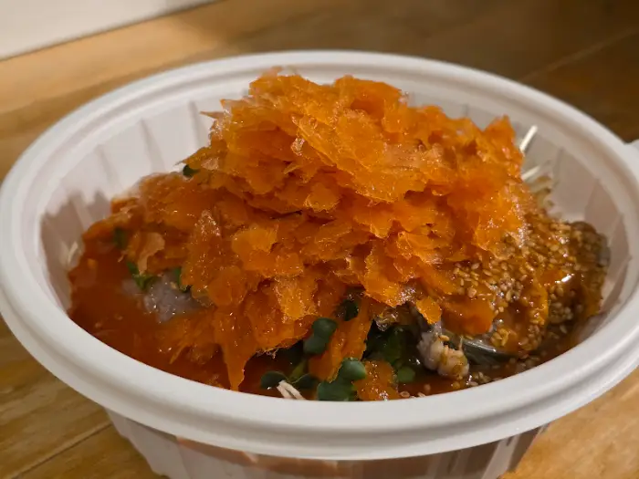 모듬회와 함께 나온 신선한 회