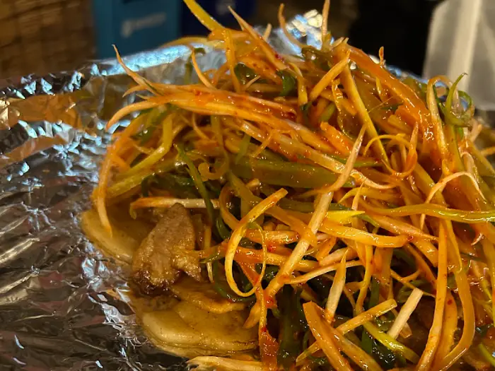 파절이 삼겹살의 모습