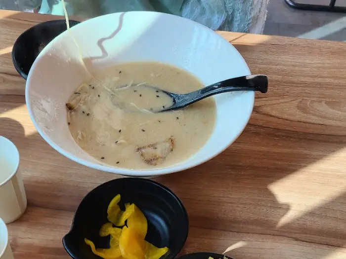 라멘 국물과 밥