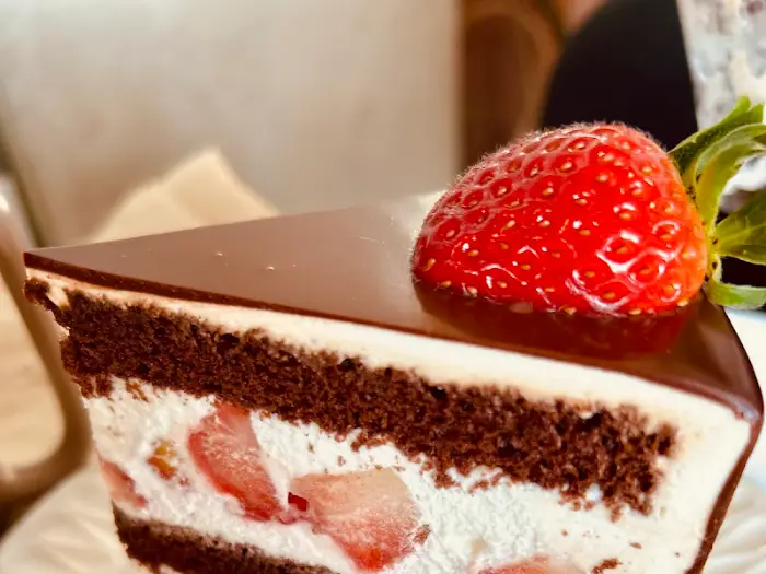 딸기 케이크 단면