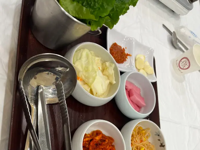 이화담의 밑반찬 구성