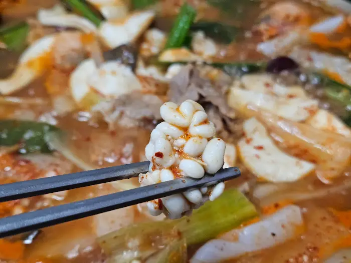 궁중전골 속 곤이 (명란알)