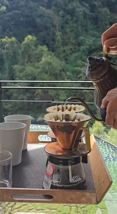 직접 내려주는 핸드드립 커피 과정