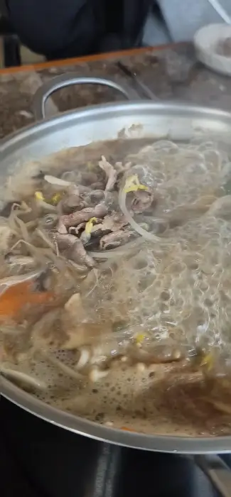 샤브샤브에 들어있는 재료들