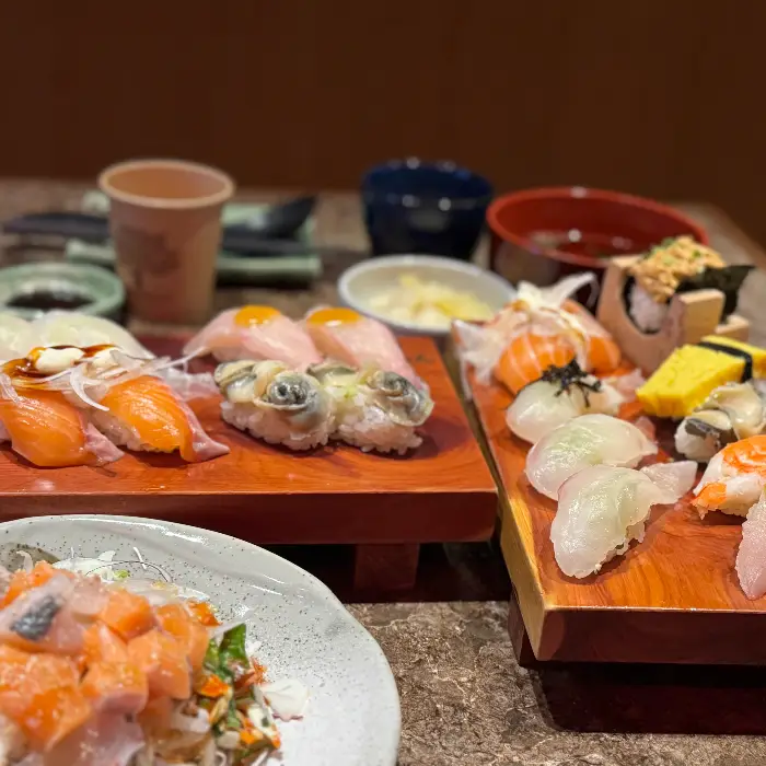 다양한 종류의 초밥