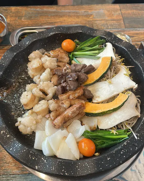 다양한 부위의 곱창 모듬