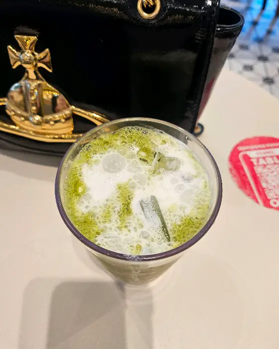 말차 크림 라떼